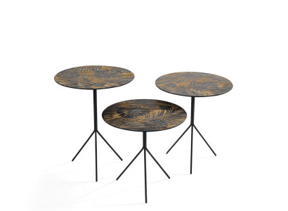 Rundtische Tisch Couchtische Tische Luxus Design Beistelltische 3 tlg.